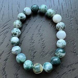 Tree agate bracelet 10mm